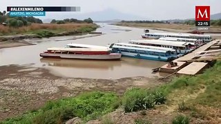 Se agudiza la crisis del agua en el Lago de Pátzcuaro en Michoacán
