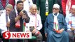 Dr M, Hadi among hundreds gathered in KL for pro-Palestine rally
