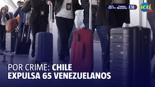Chile expulsa 65 venezuelanos em voo