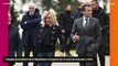 PHOTOS Brigitte Macron, supportrice stylée pour le président, rare baiser en public pour le couple !