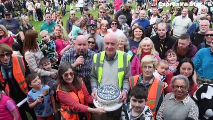 A large crowd at the 150th anniversary celebrations of Walsall Arboretum.