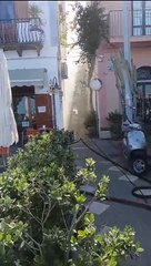 Incendio a Lipari