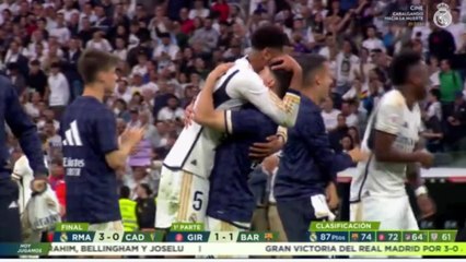 La 'celebración' del Real Madrid de la Liga