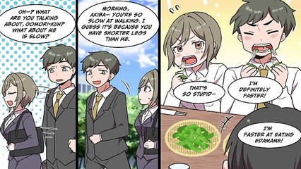 I caught in a storm, and I had to spend the night with my childhood friend who hates me