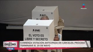 Comenzó la votación anticipada en cárceles de México