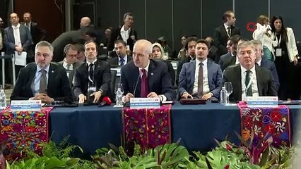 TBMM Başkanı Kurtulmuş: "(Güney Afrika'nın İsrail'e açtığı ‘soykırım’ davası) Türkiye olarak Uluslararası Adalet Divanı Sözleşmesi'nin 63. maddesi gereği biz de bu mahkeme süreçlerine müdahil olacağız"