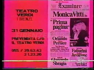 Fascia pubblicitaria di Tele Centro Toscana del 28 Gennaio 1989