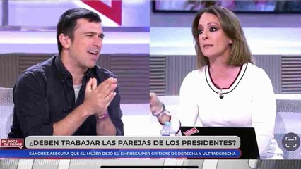 María Jamardo no le tolera una sola insidia a Ramón Espinar a cuenta de sus informaciones sobre Begoña Gómez