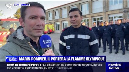 Ce jeune marin-pompier et décathlonien se prépare à porter la flamme olympique à Marseille