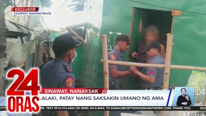 Lalaki, patay nang saksakin umano ng ama (May 6,  2024 report) | 24 Oras