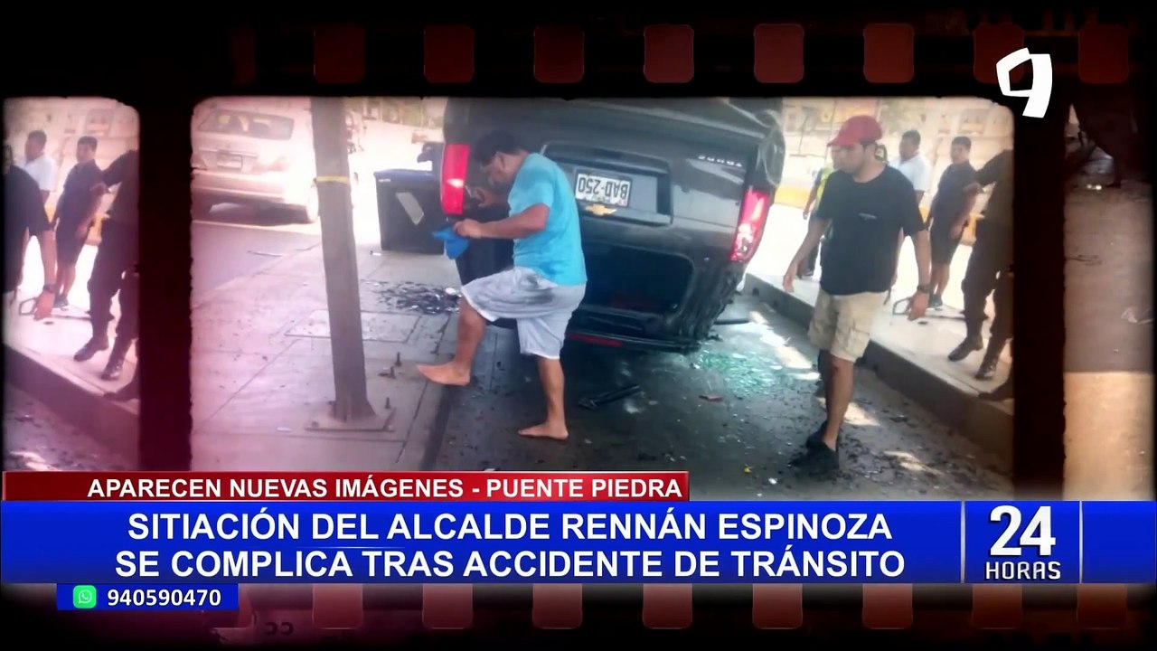 Situación legal de alcalde Rennán Espinoza se complicaría tras revelación de nuevas imágenes