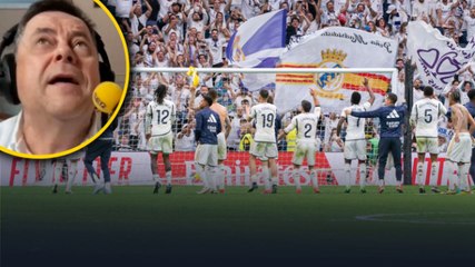 La emoción de Tomás Roncero tras la 36ª Liga del Real Madrid: "Merece un título porque ha sido mágica"