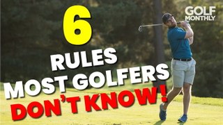 Some Rules That Golfers Might Not Be Aware Of