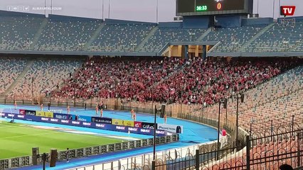 يا ابن اللعيبة.. رد فعل جمهور الأهلي لحظة تسجيل إمام عاشور للهدف في مرمى الجونة