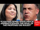 WATCH: Jim Banks Grills Acting Labor Sec. Julie Su On DEI Rules And Apprenticeship 'Racial Quotas'