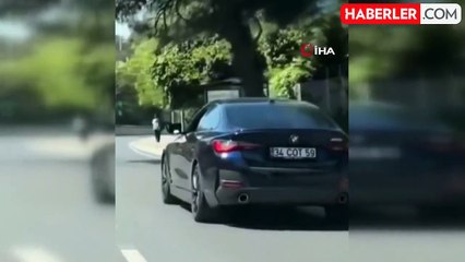 Sarıyer'de drift atan sürücü yakalandı