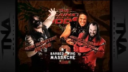 TNA Against All Odds 2008 - Abyss vs Judas Mesias (Barbed Wire Massacre)