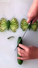 Make Beautiful Butterfly with Vegetables