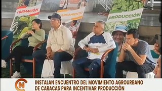 Caracas I Más de 120 voceros comunales instalan Encuentro del Movimiento Agrourbano para producción