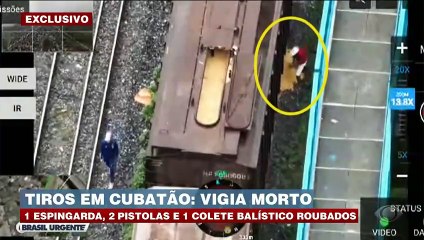Trens na mira dos bandidos: cargas e armas dos vigias são roubadas