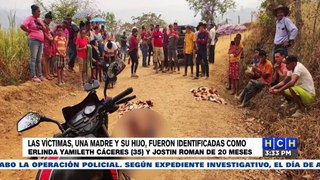Madre e hijo mueren en accidente vial en Teupasentí, El Paraíso