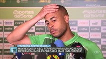 Mayke exalta Abel Ferreira após vitória do Palmeiras: 