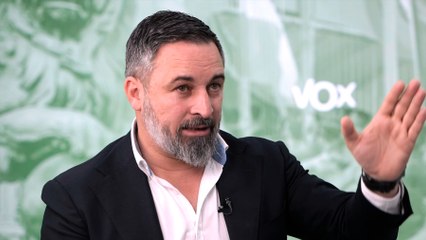Abascal: "No tengo ninguna duda de que estamos ante un autogolpe de Sánchez"