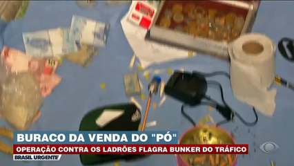 PCC: PM descobre "Buraco do Pó" em favela de SP