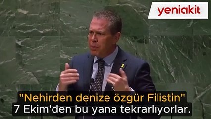 BM kürsüsü hiç böyle kirletilmemişti! "Hamas'ın Harvard'da da olduğunu bilmiyorduk"