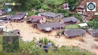 Una avalancha destruyó al menos 30 viviendas en Montebello, dejando más de 100 damnificados