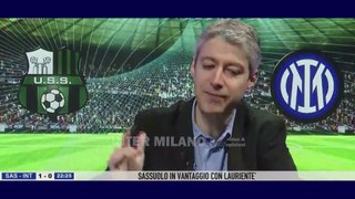 Sassuolo-Inter 1-0 * Michele Borrelli: nella storia con il Sassuolo, 10 vittorie e 10 sconfitte...