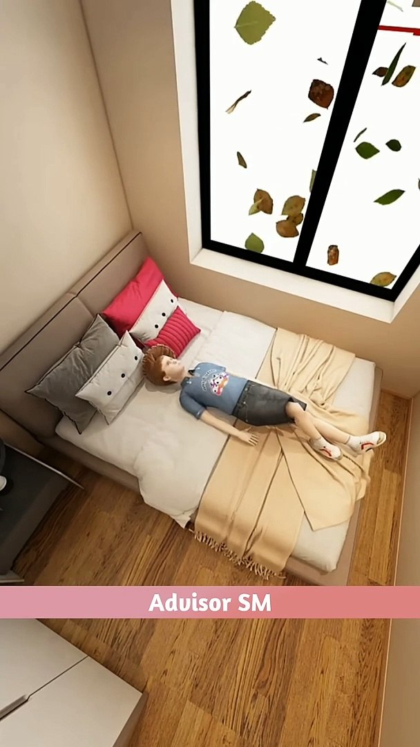 ⁣The boy built a luxury bedroom because he had trouble with the air _ 3d animation #shorts #animation