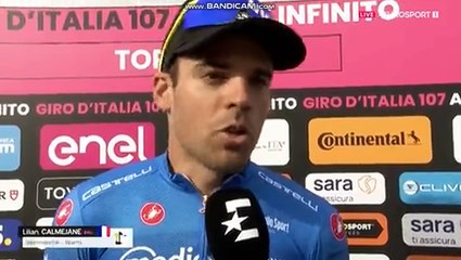 Lilian Calmejane : Avoir ce beau maillot bleu, ça fait plaisir - Giro