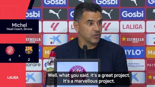 Michel lauds Girona for reaching the UCL for first time