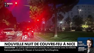 Nice : Reportage au coeur de la nuit avec le couvre-feu qui interdit aux plus jeunes d'être dans les rues