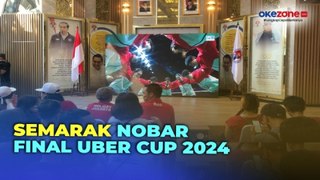 Melihat Semarak Nobar Final Uber Cup 2024 di Kemenpora