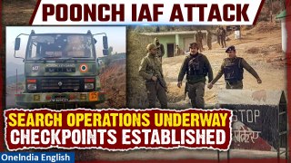 Poonch IAF Convoy Attack | Search Operations to Track Attackers Ongoing, Nakas Established|Oneindia