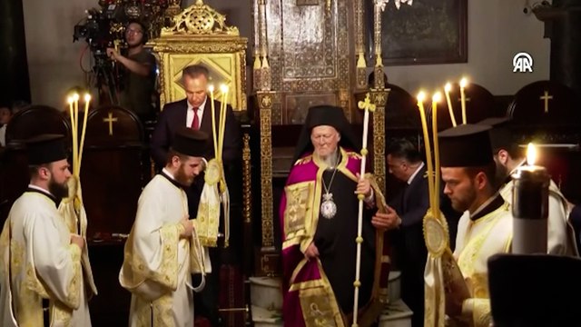 Fener Rum Patrikhanesi'nde Paskalya ayini düzenlendi