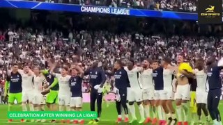 Real Madrid Players Crazy 36th La Liga Title Celebrations 2024