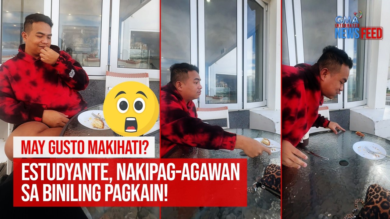 May gusto makihati? Estudyante, nakipag-agawan sa biniling pagkain! | GMA Integrated Newsfeed