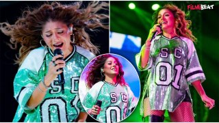 Sunidhi Chauhan पर Live Concert  में फेंकी गई पानी की बोतल,Singer ने भीड़ में दिया करारा जवाब, Video