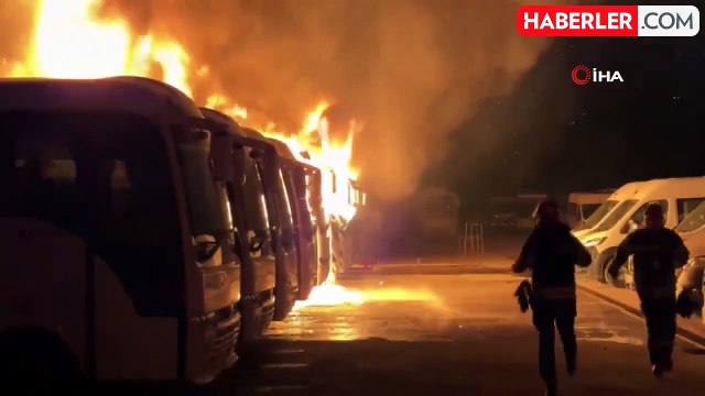 17 araç alev alev yanmıştı, hasarın boyutu ortaya çıktı