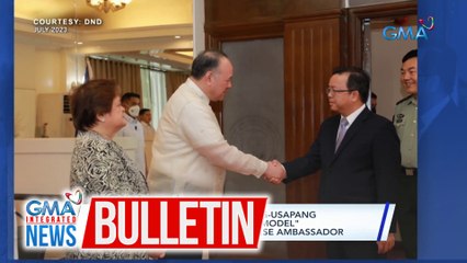 DND Sec. Teodoro: Walang napag-usapang Gentleman's Agreement o "New Model" sa noo'y courtesy call ng Chinese Ambassador | GMA Integrated News Bulletin