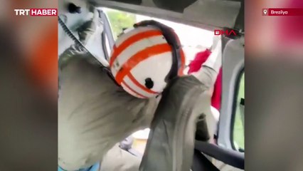 Brezilya’da sel: Kurtarma operasyonu kamerada