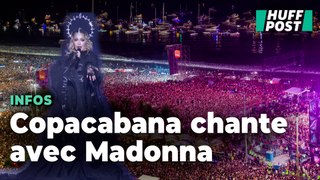 1,5 million de personnes chantent « Like a Virgin » avec Madonna sur la plage de Rio