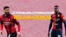 Milan-Genoa: le probabili formazioni di Pioli e Gilardino