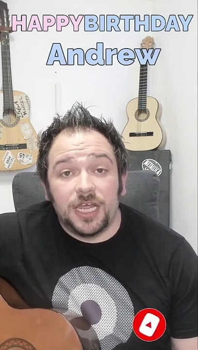 Happy Birthday, Andrew! Geburtstagsgrüße an Andrew