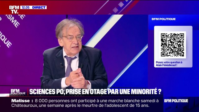 Alain Finkielkraut sur les blocages d'universités: C'est un phénomène qui touche le monde occidental