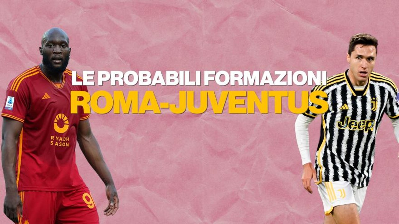 Roma-Juve: le probabili formazioni di De Rossi e Allegri