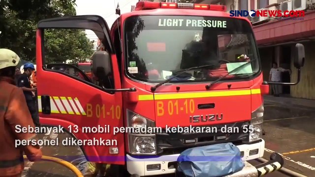Kebakaran Ruko di Jakarta Barat, 13 Unit Damkar Dikerahkan